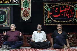 مراسم عزاداری شب سوم ماه محرم در عباسیه اهواز