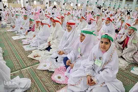 جشن شکوفایی (تکلیف) دانش آموزان دختر تبریز