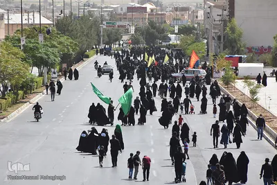 مراسم پیاده روی اربعین - سمنان
