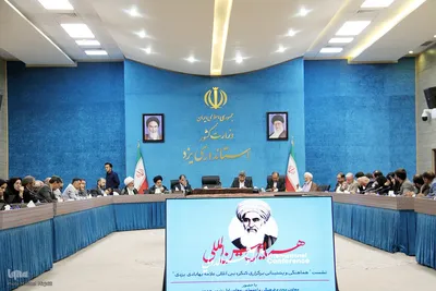 نشست هماهنگی کنگره علامه بهابادی یزدی با حضور معاون فرهنگی معاون اول رییس جمهور در یزد