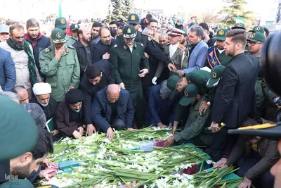 تشییع پیکر مطهر شهدای گمنام تازه تفحص شده در ارومیه‎