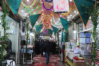 حال و هوای بازار تبریز در نیمه شعبان‎