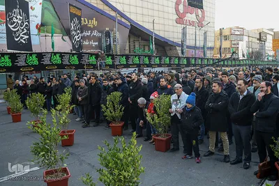اجتماع عزاداران فاطمی در میدان هفت تیر تهران