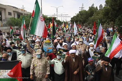 راهپیمایی روز قدس در سمنان