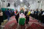غبارروبی آستان مقدس امامزاده حمزه(س)