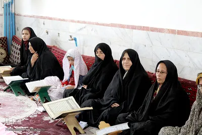 جزء خوانی و تفسیر قرآن کریم در مسجد جوادالائمه(ع) و طفلان مسلم بیرجند
