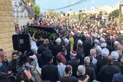 امام موسی صدر کی اہلیہ کی تدفین + فلم