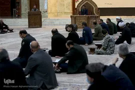 مراسم تجدید میثاق جامعه قرآنی کشور با آرمان‌های معمار کبیر انقلاب اسلامی، امام خمینی(ره) در حرم مطهر امام راحل