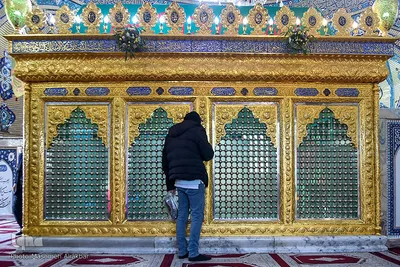 مراسم غبارروبی گلزار شهدای امامزاده محمد(ع) کرج با حضور قرآنیان بسیجی البرز‎