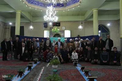 کرسی تلاوت قرآن در روستای گوراب ملایر
