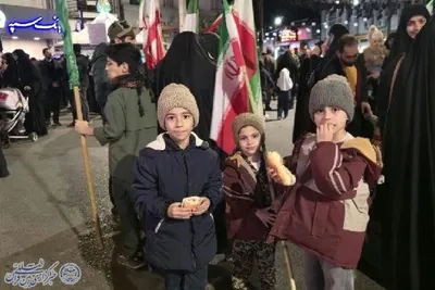 مردم انقلابی بابلسر در چهل و هفتمین اجتماع شبانه مردمی