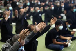 مراسم عزاداری ۱۰هزار خادم یار امام رضا(ع) در مصلی امام خمینی(ره) تهران
