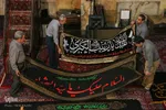 سیاه‌پوشی مسجد حاج تقی خان اراک در آستانه محرم