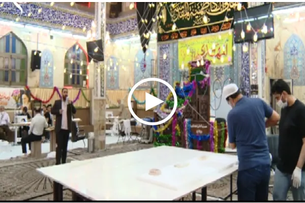 شاهد..تدابير شعبية خيرية بذكرى مولد الإمام المهدي(عج) في إیران