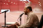 محفل جزء خوانی در نمایشگاه قرآن و عترت شیراز