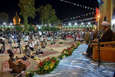 حرم شاهچراغ(ع)، غرق در شادی عید ولایت