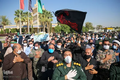 استقبال از دو شهید دفاع مقدس در شیراز