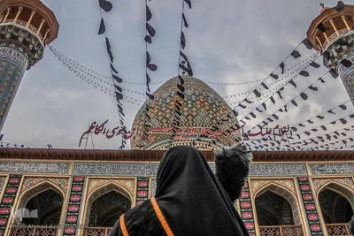 آیین تعویض پرچم آستان مقدس حضرت سید علاءالدین حسین(علیه السلام)‎‎