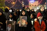 تجمع مردم درچه در سوگ شهادت رهبر انقلاب