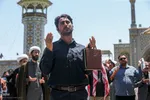 دسته عزا خادمان حرم مطهر بانوی کرامت در رثای امام جواد(ع)//////قم///