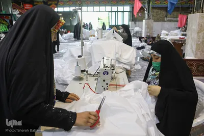 تولید «گان» برای پرستاران و کادردرمانی بیماران کرونایی
