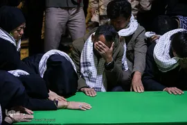 وداع با دو شهید مدافع حرم تیپ فاطمیون