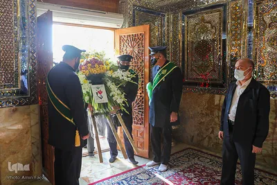 گلباران مزار شهید آیت الله دستغیب(ره) ـ شیراز