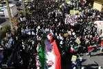 خروش مردم ماکو در راهپیمایی ۱۳ آبان‎