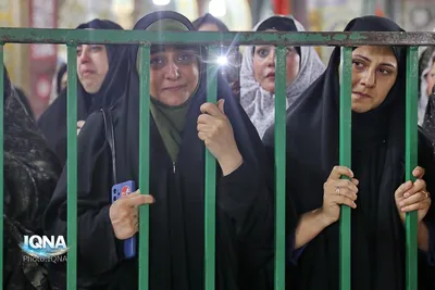 شب رحلت نبی مکرم اسلام(ص) در حرم بانوی کرامت