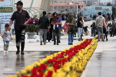 برج آزادی میزبان مسافران نوروزی