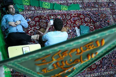 مراسم اعتکاف بانوان در مسجد باغستانی
