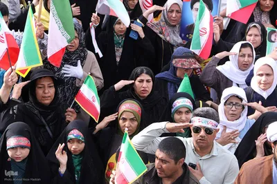 خروش «جان‌فدایان ایران امام رضایی» در شیراز
