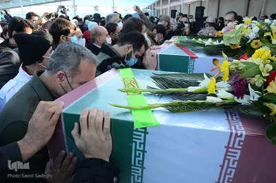 ورود پیکر مطهر سه شهید گمنام به تبریز‎‎