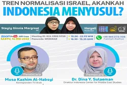Suarakan Penolakan Normalisasi dengan Israel, Fathimiah-HPI Iran Gelar Webinar