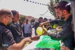 آیین عزاداری ۱۳ محرم در مسجد ملااسماعیل یزد‎