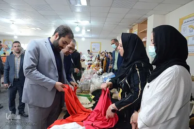 بازدید معاون وزیر تعاون، کار و رفاه اجتماعی از نمایشگاه طرح ملی توسعه مشاغل خانگی‎‎‎‎