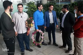بازگشت نمایندگان ایران در نهمین دوره مسابقات بین‌المللی قرآن کویت به میهن اسلامی