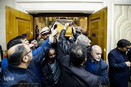 مراسم وداع با پیکر آیت الله هاشمی شاهرودی