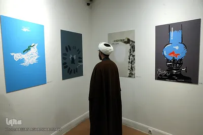 مراسم افتتاحیه نمایشگاه عکس و پوستر «گنج جنگ» در خانه هنرمندان ایران