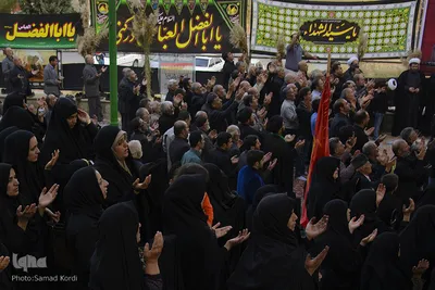 همایش «لبیک یا حسین» در گلزار شهدای روستای هیو