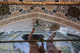 بازدید جمعی از خبرنگاران مشهد از پروژه‌های عمرانی حرم رضوی