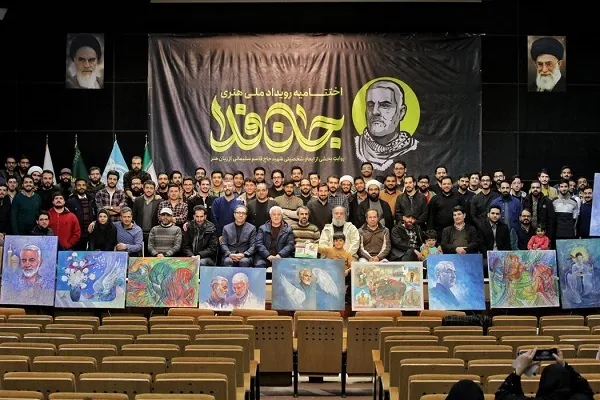 تجمع عظیم هنرمندان برای حاج قاسم معجزه انقلاب اسلامی است