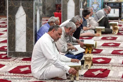 ترتیل‌خوانی قرآن کریم در مسجد اهل‌بیت(ع) اهواز 