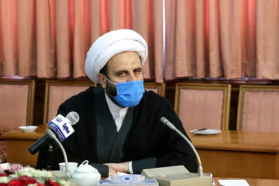 نشست خبری مصطفی خاکسار قهرودی، قائم مقام تولیت آستان قدس رضوی
