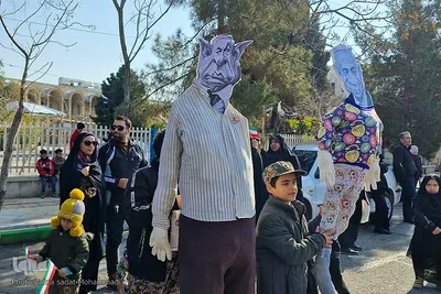 تجلی حضور کاشانی‌ها در راهپیمایی ۲۲ بهمن