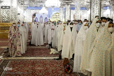 مراسم بیست و چهارمین دوره ازدواج دانشجویی در حرم رضوی
