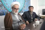 بازدید مسئول دفتر نمایندگی ولی‌فقیه در سپاه روح‌الله استان از ایکنا مرکزی/عکاس:زهرا بهرامی