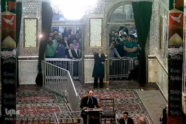 آخرین شب مراسم عزاداری مسلمیه در حرم حضرت‌عبدالعظیم(ع)