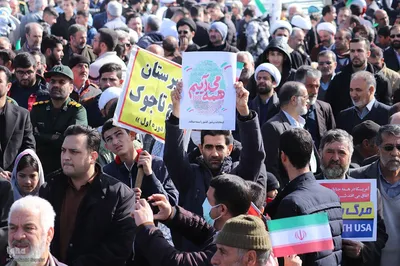 راهپیمایی ۲۲ بهمن شهرستان ملایر