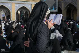 اجتماع پرشور دلدادگان حسینی در حرم عبدالعظیم (ع)؛ طنین دعای عرفه در قبله تهران